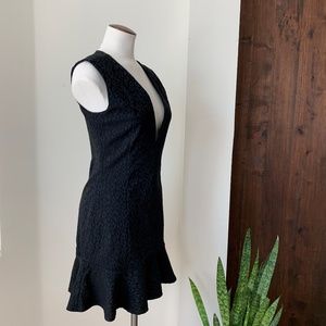 MLM Dresses - Little Black Dress MLM Label Ruffle Size S MLM Dresses - Little Black Dress MLM Label Ruffle Size S
